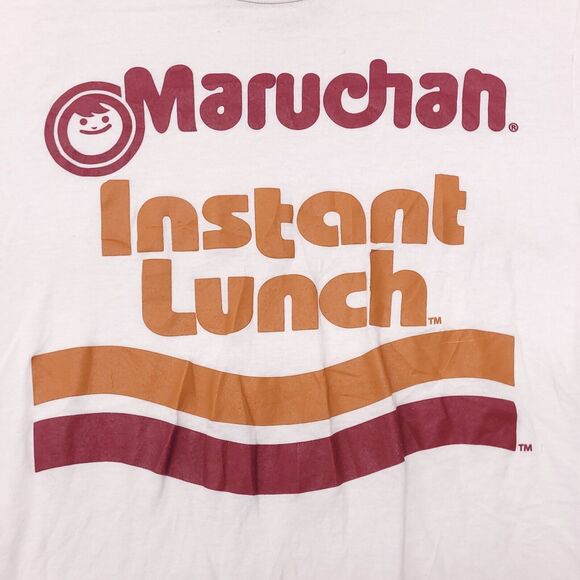 Maruchan Instant Lunch Casual Graphic T-Shirt Adult Mens Size Small S White - Picture 4 of 11
